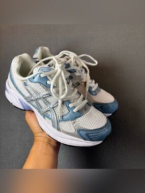 ASICS Gel-1130 Men's Sneakers - White/Shark Skin Size Mens 5.5/Women’s 7